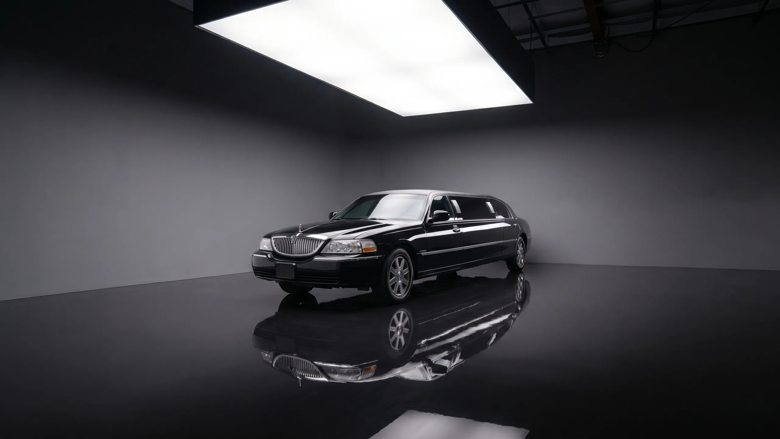 Lincoln Stretch Limousine in the Seven Star showroom