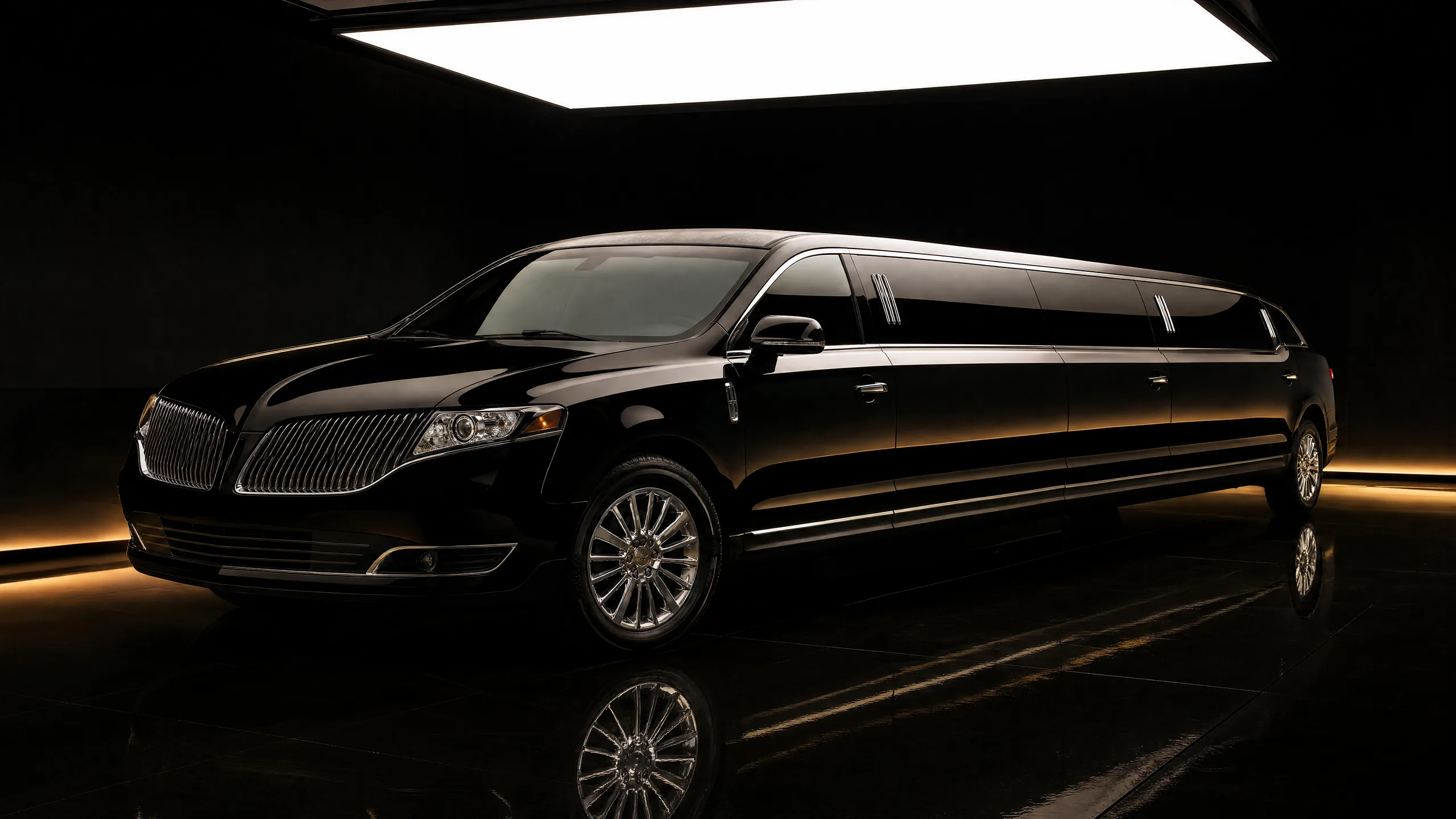 Lincoln Stretch Limousine in the Seven Star showroom